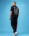 Shop Men's Black Haku X Chihiro Graphic Printed Oversized T-shirt