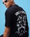 Shop Men's Black Haku X Chihiro Graphic Printed Oversized T-shirt