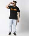Shop Men's Black Hakuna Silhouette Graphic Printed Plus Size T-shirt-Design