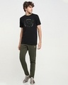 Shop Men's Black Hang Loose Vibes Graphic Printed T-shirt-Design