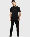 Shop Men's Black Heavyweight Typography T-shirt-Full
