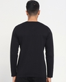 Shop Men's Black Henley Plus Size T-shirt-Design