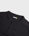 Shop Men's Black Henley T-shirt