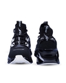 Shop Men's Black & White Spring Edge Alpha 2 High-Top Sneakers