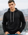 Shop Men's Black Hoodies-Front