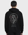 Shop Men's Black House Of Dragon Graphic Printed Oversized Hoodies-Full