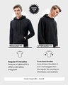 Shop Men's Black House Of Dragon Graphic Printed Oversized Hoodies-Design