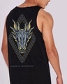 Shop Men's Black House Of The Dragon Blood Graphic Printed Vest