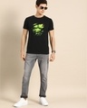Shop Men's Black Hulk Torn (AVL) Graphic Printed T-shirt-Full