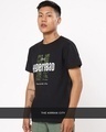 Shop Men's Black Hyderabad City Typography T-shirt-Design