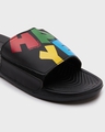 Shop Men's Black Hype Comfysole Sliders