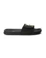 Shop Men's Black Immortal demigod Printed Velcro Sliders-Design