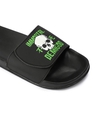 Shop Men's Black Immortal demigod Printed Velcro Sliders