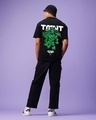 Shop Men's Black Inner Ninja Graphic Printed Oversized T-shirt