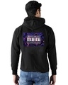 Shop Men's Black Introverted Advisiory Overthinker Typography Hoodie-Design