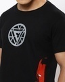 Shop Men's Black Iron Man Arc Reactor T-shirt