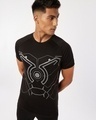 Shop Men's Black Iron Man Armour Training T-shirt-Front