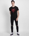 Shop Men's Black Iron Man Of War Graphic Printed T-shirt-Full