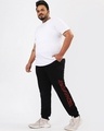 Shop Men's Black Iron Man Typography Plus Size Joggers