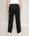 Shop Men's Black Relaxed Fit Jeans-Design