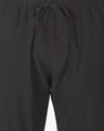 Shop Men's Black Joggers-Full