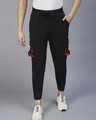 Shop Men's Black Joggers-Front