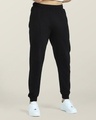 Shop Men's Black Joggers-Front