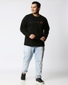 Shop Men's Black Keep Listening Typography Plus Size T-shirt-Design