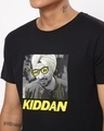 Shop Men's Black Kiddan Graphic Printed T-shirt