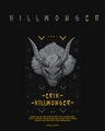 Shop Men's Black Killmonger Graphic Printed Oversized T-shirt