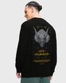 Shop Men's Black Killmonger Graphic Printed Sweatshirt-Design