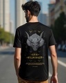 Shop Men's Black Killmonger Graphic Printed T-shirt-Front