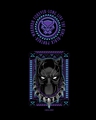 Shop Men's Black King Black Panther Graphic Printed Oversized T-shirt