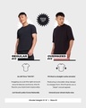 Shop Men's Black Know Your Place Fool Graphic Printed Oversized T-shirt-Full
