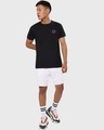 Shop Men's Black Know Your Place Fool Graphic Printed T-shirt-Full