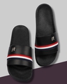 Shop Men's Black Latest Flip Flops & Sliders-Front