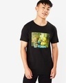 Shop Men's Black Le Minion Graphic Printed T-shirt-Front