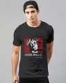 Shop Men's Black Legends Never Die Graphic Printed Cotton T-shirt-Front