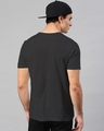 Shop Men's Black Let's Just Vibe Typography Cotton T-shirt-Design