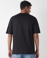 Shop Men's Black Lethal Protector Graphic Printed Oversized T-shirt-Full
