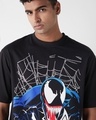 Shop Men's Black Lethal Protector Graphic Printed Oversized T-shirt