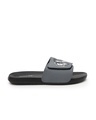 Shop Men's Black Litt Shit Printed Velcro Sliders-Design