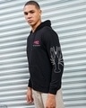 Shop Men's Black Lobsters Graphic Printed Zipper Hoodies-Design