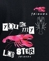 Shop Men's Black Lobsters Graphic Printed Zipper Hoodies