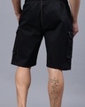 Shop Men's Black Loose Comfort Fit Cargo Shorts