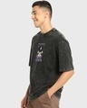 Shop Men's Black Lord Graphic Printed Oversized T-shirt-Design