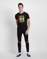 Shop Men's Black Lost Mountains Graphic Printed T-shirt-Full