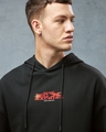 Shop Men's Black Machina Typography Oversized Hoodies