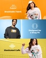 Shop Men's Black Mando Graphic Printed Oversized Sweatshirt