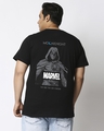 Shop Men's Black Marvel Moon Knight Graphic Printed Plus Size T-shirt-Design